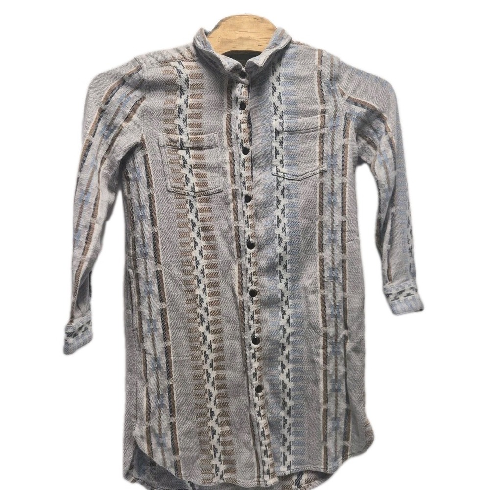 O'Neill Women's Cotton Shacket (Shirt Jacket) Snapβ Button Southwestern Medium